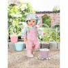 Baby Annabell 706718 Deluxe Rain Set-to Fit 43cm Dolls-Outfit Rainy Days, Includes Raincoat, Trousers and Pair of Wellingtons