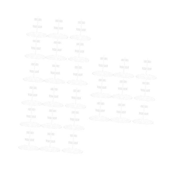 Toyvian 40 Pièces Support De Pied De Poupée Support en Plastique Filles Poupées Présentoir Clair Figure Présentoir Action Fig