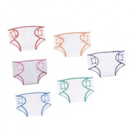 Totority 18 Pièces Couches Lavables Place des Enfants Filles Vêtements Reborn Bébé Poupée Bébé Bavoirs Sacs À Couches pour Bé