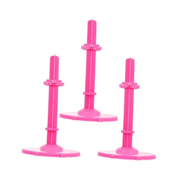 Abaodam 6 Pcs Poupée Stand Manteau Cintre Stand en Plastique Stand en Plastique Bébé Poupée Jouet Poupée Poupée Cadre Poupée 