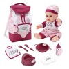 Plesuxfy Poupées - Poupées pour Tout-11 Pouces | Poupée Mignonne pour Tout-Petit, poupées bébé à lair réel, Tenue Rose avec 