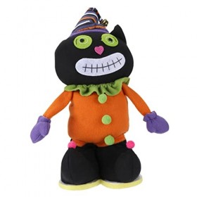 Abaodam Décor dhalloween 1Pc Poupée De Sorcière Télescopique en Peluche en Plastique Jouets De Fenêtre