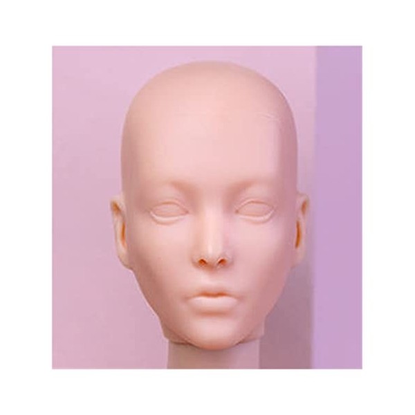 GUISHANLI Qualité FR it Têtes Chauves poupées de qualité têtes de poupée DIY Peinture Doll Head Parts Collection Doll Toy Whi