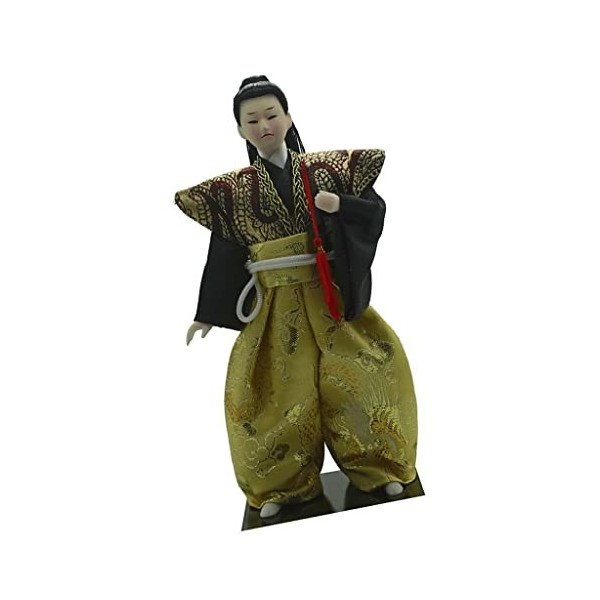 Sharplace 12 Pouces Vintage Kimono Japonais Samurai Figure, 5