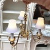 Mini Plafonnier Maison de Poupées Jouet Lampe Suspendu Dollhouse Décoration