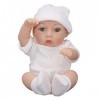 28cm Reborn Baby Doll, Silicone Adorable Lifelike Mobile Lavable Newborn Girl Dolls Rebirth Doll Gift