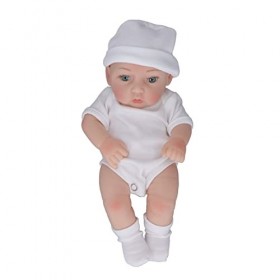 28cm Reborn Baby Doll, Silicone Adorable Lifelike Mobile Lavable Newborn Girl Dolls Rebirth Doll Gift