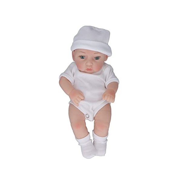 28cm Reborn Baby Doll, Silicone Adorable Lifelike Mobile Lavable Newborn Girl Dolls Rebirth Doll Gift