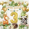 Anniversaire 2 an Decoration Garcon Fille, Vert Or Ballon Anniversaire 2 an, Deco Anniversaire Garcon Fille, Kit Anniversaire