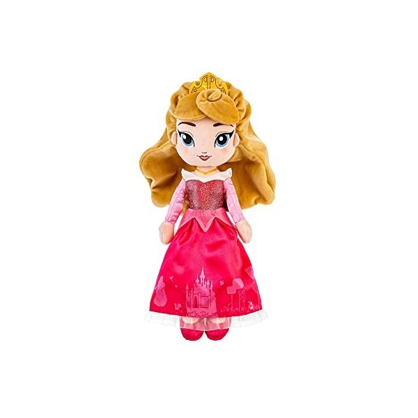 Disney Store Poupée de Chiffon Reine Anna, La Reine des Neiges 2, 46 cm / 17", poupée en Robe avec détails imprimés et Traits