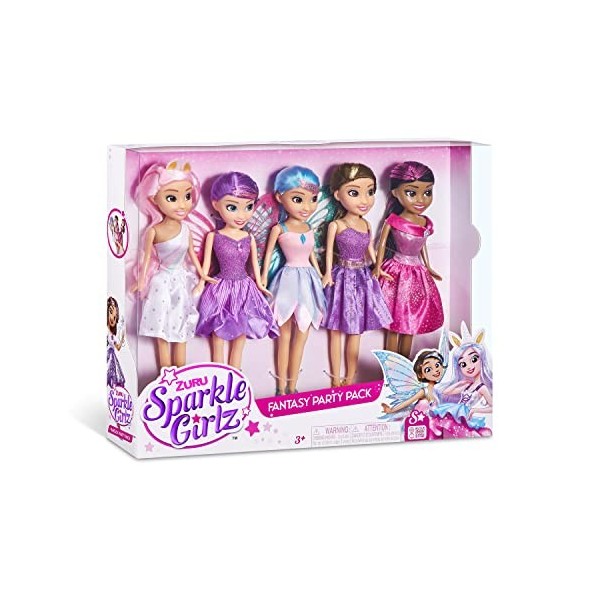 Sparkle Girlz Fantasy Doll 10.5" Collection Lot de 5 par ZURU