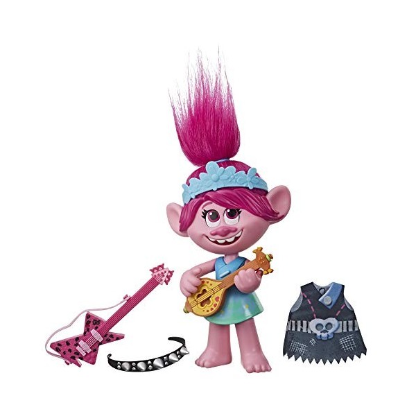 Les Trolls 2 : Tournée Mondiale de DreamWorks - Poupee Poppy Pop et Rock chante en français