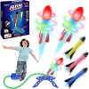 FOSUBOO Jouets pour 6 Ans Garçon Fille, Fusée Spatiale Cadeau danniversaire Enfant 3 4 5 7 8 9 Ans, Jeux Exterieur Lance-Roq