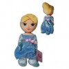 Cendrillon 30cm Princesse Peluche Poupée Disney Cinderella Robe Bleue Blond