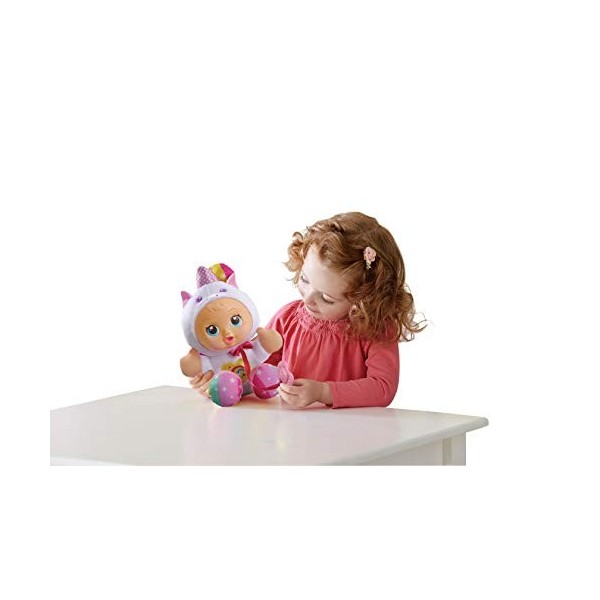 VTech 80-526304 Little Love Poupée Emma dans Une grenouillère Licorne