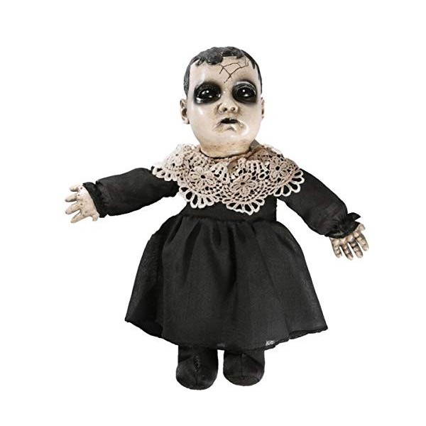 Seasonal Visions Poupée effrayante avec Son Haunted Precious Doll