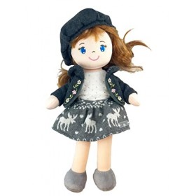 Poupée Béret Gris 35 cm Personnalisable