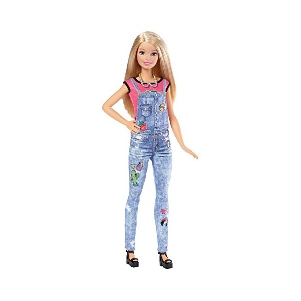 Barbie- Coffret DIY Mode Émoticône Poupée Mannequin, DYN93