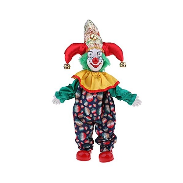 38cm Poupées En Porcelaine Clown pour Enfants Danniversaire Jouet Décoration de Table 2