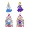 Disney Princess Royal Clips Lot de 2 figurines articulées Cendrillon et Raiponce 9 cm