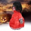 GOTOTOP Poupée de Marche effrayante dhalloween avec Son, poupée effrayante dhalloween poupée de Marche effrayante hantée Co