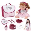 Jouets de poupée bébé,Poupées bébé Mignonnes poupée bébé Fille réaliste avec vêtements et Accessoires de poupée - Jouet sûr e