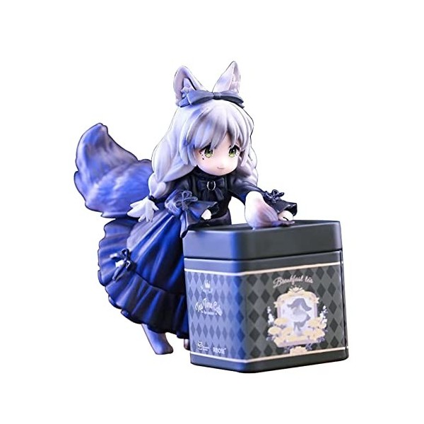 FABIIA Anime Mini Modèle en PVC, 11,5 Cm Mignon Tea Party Chat Jouet Décoration Poupée Collection Cadeau, Modèle De Statue St