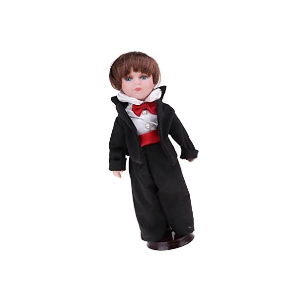 Harilla 30cm Porcelaine Groom avec Costume pour Jouets Figure