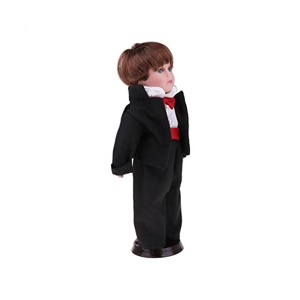 Harilla 30cm Porcelaine Groom avec Costume pour Jouets Figure