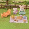 SYLVANIAN FAMILIES - Le set de pique-nique des frères et sœurs Fennec - 5698 - Figurines Prêt à Jouer - Mini Poupées Multicol