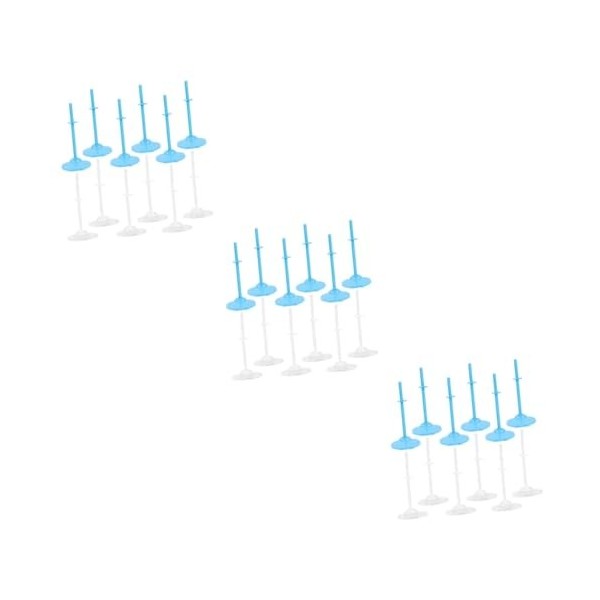 ibasenice 20 Pcs Poupée Support Cadre Action Figure Poupée Stand Poupée Vitrine Poupée Vêtements Présentoirs Miniatures Mante