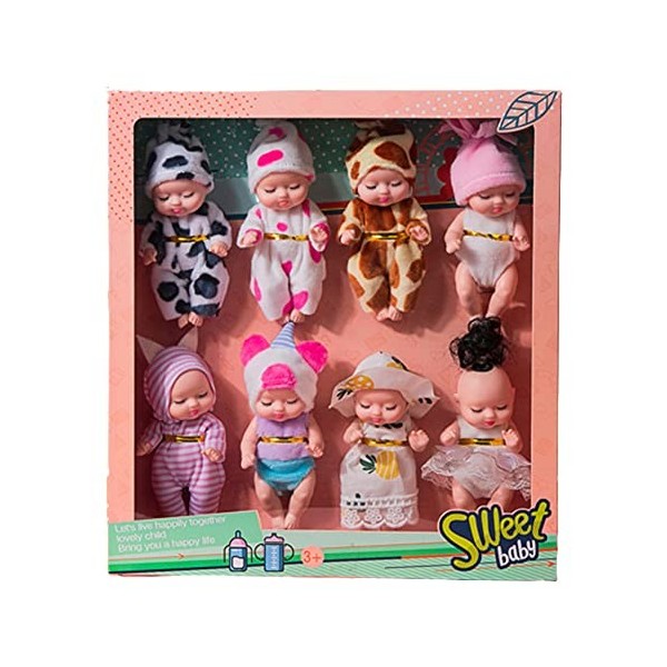 ISAKEN Réaliste Poupée Bébé Fille Souple Belle Simulation Nouveau-né poupée Fille Baby Dolls Poupée de Chiffon Poupée Poupée 