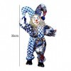 Figurine de Poupée de Clown Mignon, Poupée En Peluche de Clown, Jouet Modèle de Poupées pour Cadeau Danniversaire