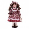 F Fityle 30cm Classique Porcelaine Personnes Action Figure Fille en Robe Cadeau