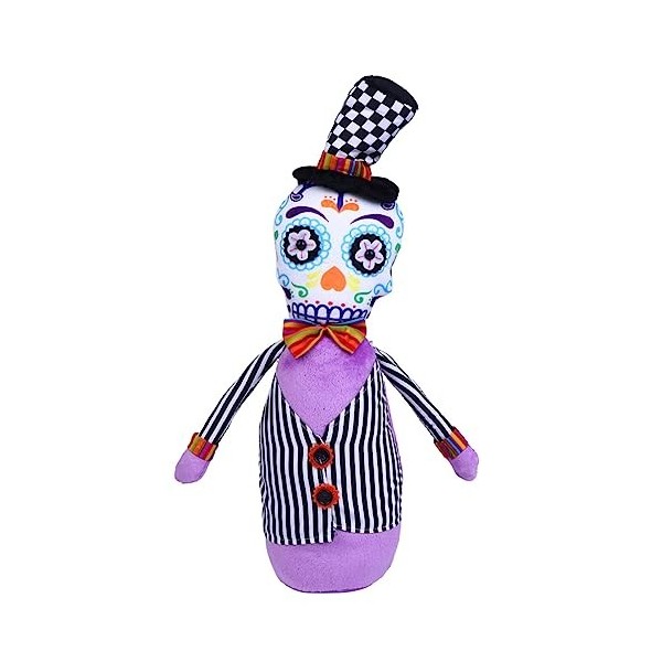 Ciieeo Poupée Crâne dhalloween Peluche De Marécage Décoration De Fête dhalloween Fournitures De Fête dhalloween Poupée dh