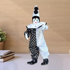 perfk Clown Dolls Poupée Ornements Clown Jouet en Peluche Figure pour Collection Party