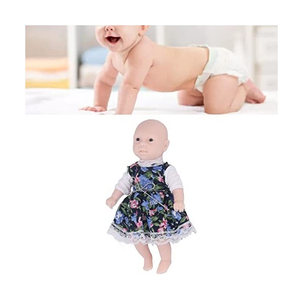 LBEC Baby Doll Gift Poupée en Silicone de 6 Pouces Facile à Tenir pour Le Jeu de rôle