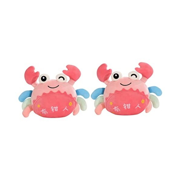 Abaodam 2 Pièces Poupée De Crabe Animaux De Pâques en Peluche Queues De Homard Peluches De Pâques pour Garçons Lancer danima