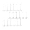 ibasenice Poupées 36 Pcs Poupée Debout Support Clair De Vêtements Mini Jouets Support De Modèle De Poupée Support De Poupée S