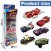 XRHOT |Anime Mini Jouet de Voiture, 6 PCS Lot de Petites Voiture Friction Jouets de Voiture Friction la Série de Petites Voit