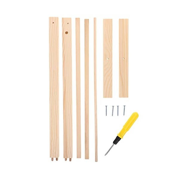 YARNOW Mini Porte-Vêtements De Poupée en Bois 40Cm Accessoires De Garde-Robe De Poupée Fournitures pour Maison De Poupée