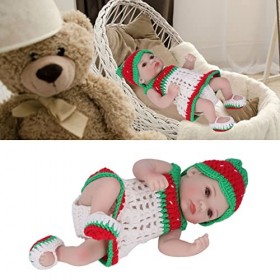 CHICIRIS Poupée Infantile, poupée Nouveau-né simulée réaliste pour la Peau pour 3 Ans + garçon pour la fête à la Maison