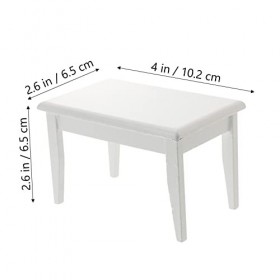 ifundom 5 Pièces Chaise De Salle À Manger en Bois Miniatures Meubles Miniatures Jouet Féerique Tables Et Chaises pour Enfants