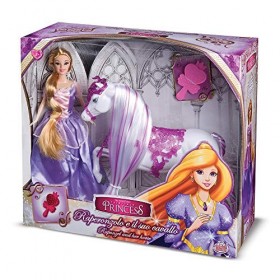 Grandi Giochi- Giochi GG02952, Raiponce et Son majestueux Cheval