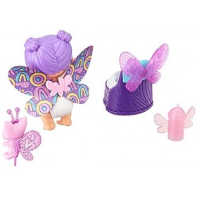 Baby Alive Glo Pixies Minis - F2596 - Poupée 10 cm phosphorescente - Plum Rainbow