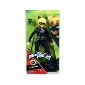 Coffret pour Miraculous Chat Noir 26 cm + 2 Accessoires - Set poupée Mannequin articulée Adrien + 1 Carte Offerte - Set Jouet