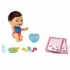 Cicciobello - Amicycci Food Time, Tenero Bebè cyccioeric avec Couche colorée, Mini Figurine et Set Papa, pour Filles à partir