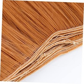 COHEALI 15 Pcs Artisanat Bjd/SD/The/Poupée Cheveux Poupées Miase Et Bricolage Perruque Artisanat Projet Artisanat Jaune Queue