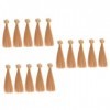 VILLCASE 15 Pcs Trames De Cheveux Raides Poupées Bjd Postiche Bricolage Poupée Faire des Trames Épine-Vinette Poupée De Cheve