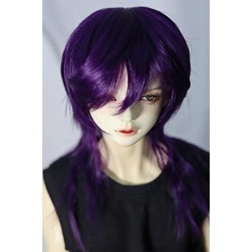 Tita-Doremi BJD Perruque de poupée articulée à boules, 15-17 cm, poupée YOSD BB LATI Violet perruque uniquement, pas une pou